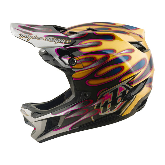 D4 Carbon Helmet Overspray Gold / Black