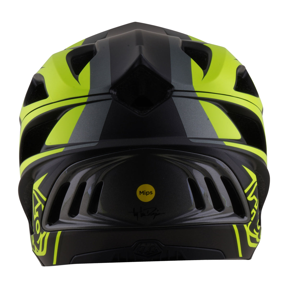 Stage 2 Helmet High Vz Charcoal / Flo Yellow