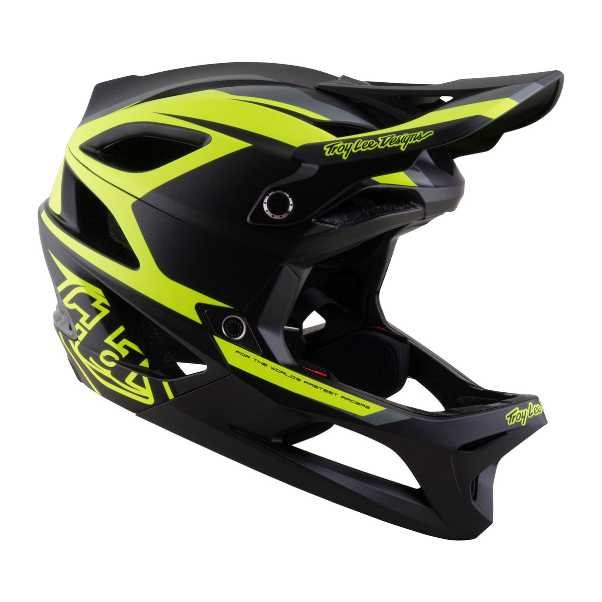 Stage 2 Helmet High Vz Charcoal / Flo Yellow