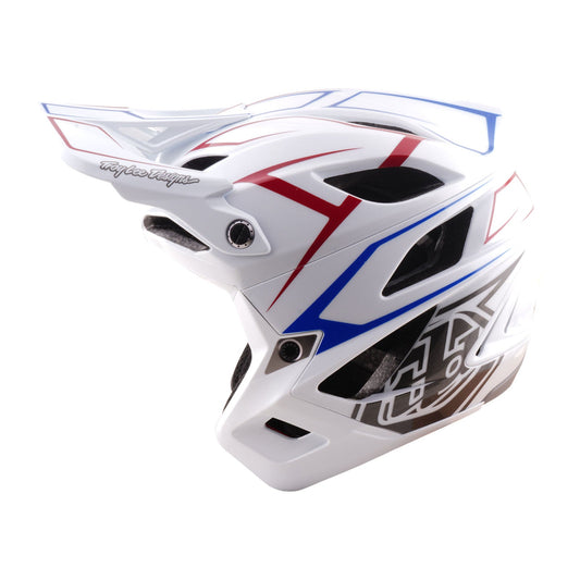 Stage Stunt Helmet W/MIPS Pinstripe White