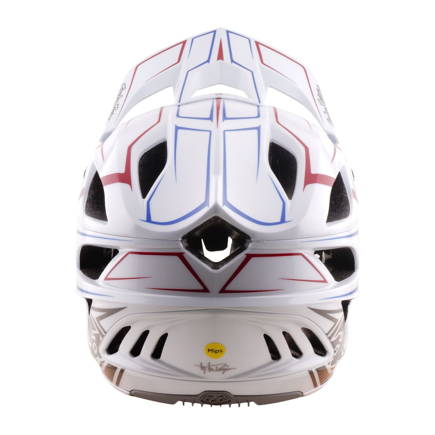 Stage Stunt Helmet W/MIPS Pinstripe White
