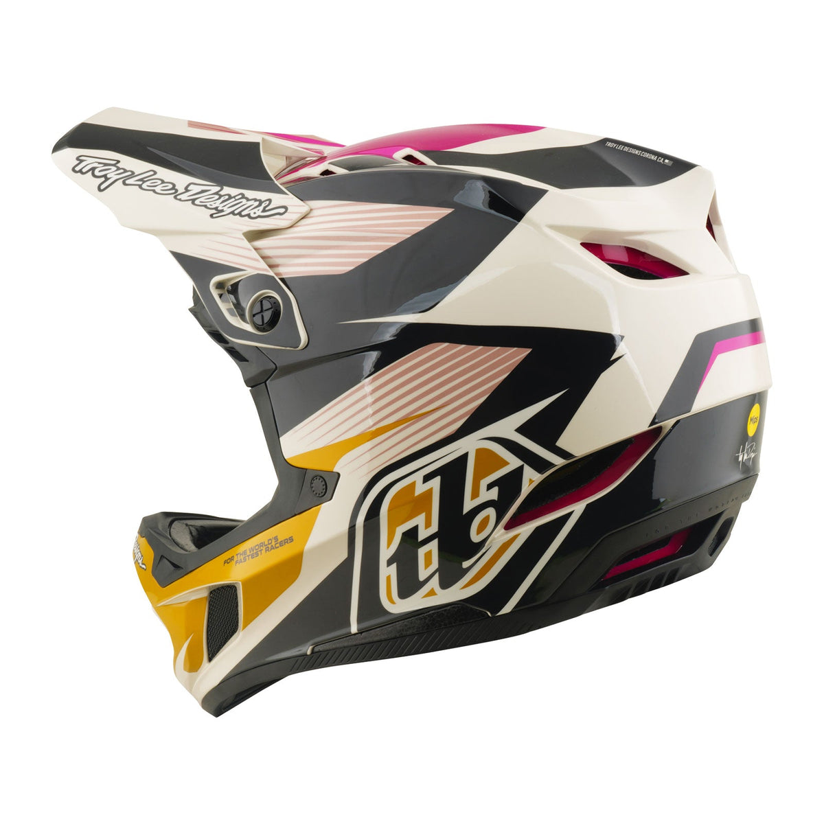 D4 Polyacrylite Helmet W/MIPS Turbo Acid / Fuchsia