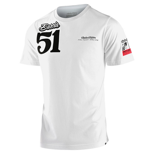 TLD Kurzarm-T-Shirt TLD X Jb51 Race Kit weiß