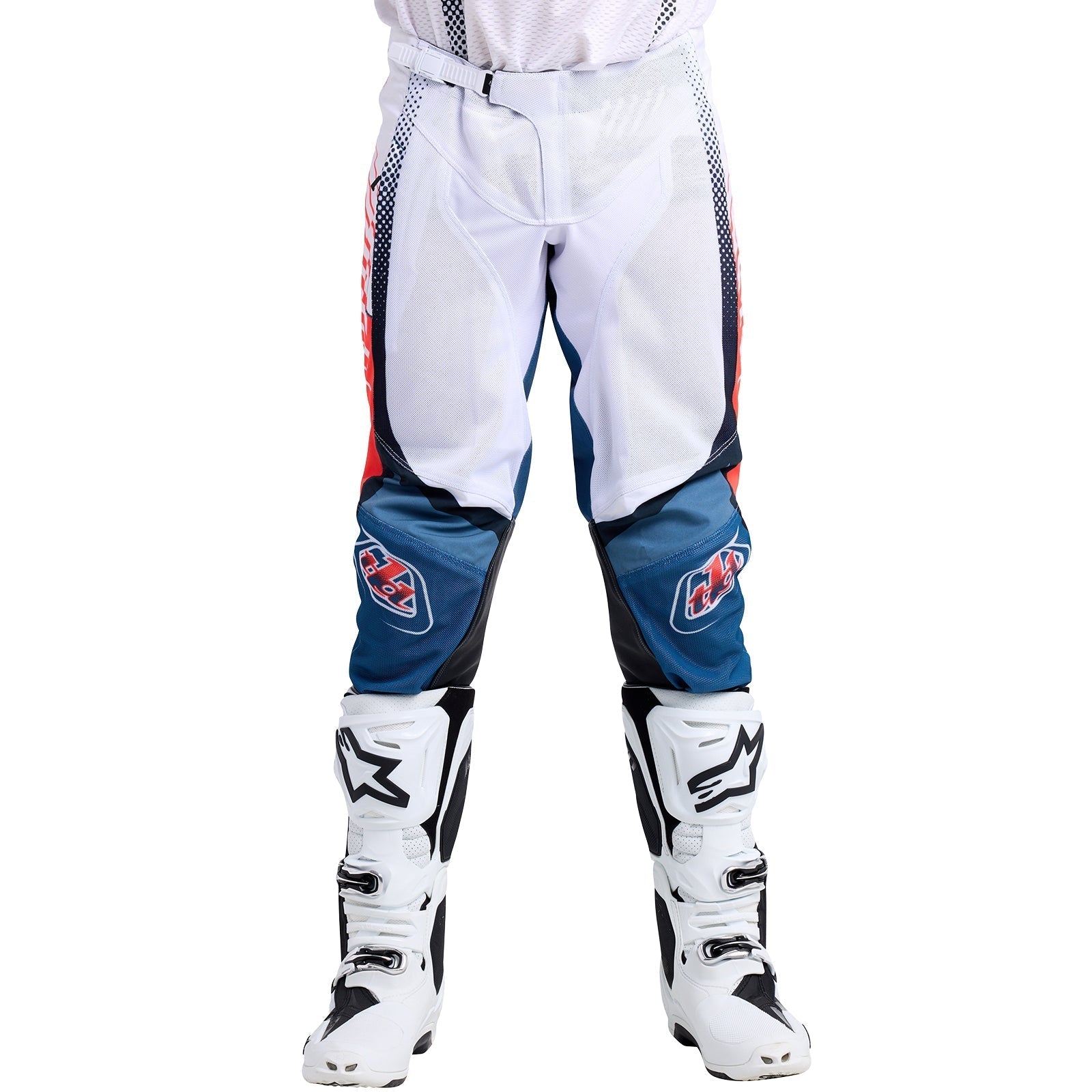 TLD GP Pro Air Hose Streifen Weiss Indigo