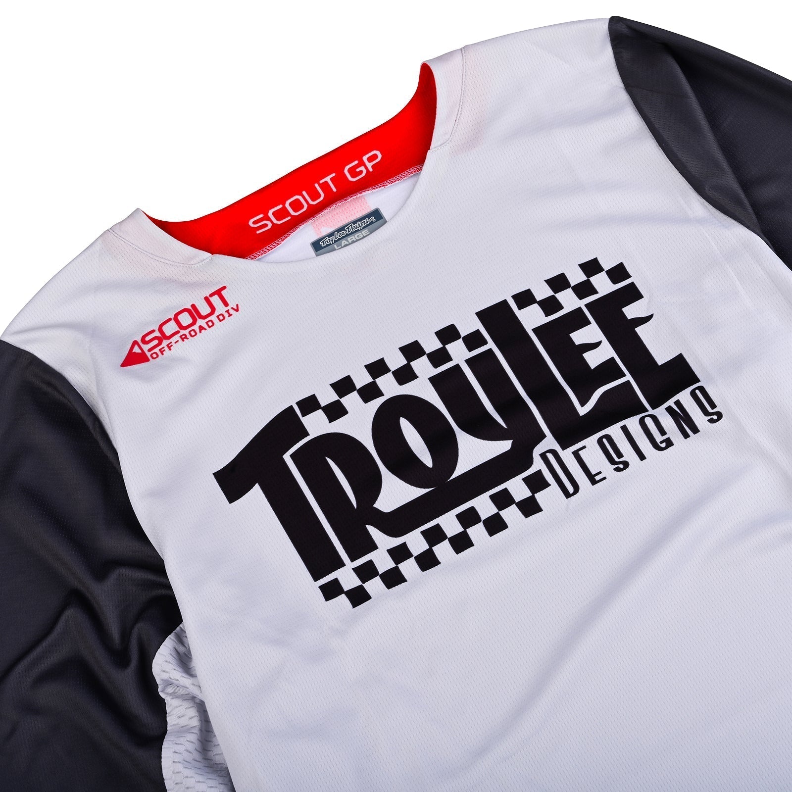 TLD Scout GP Trikot Big Lee Anthrazit Nebelgrau