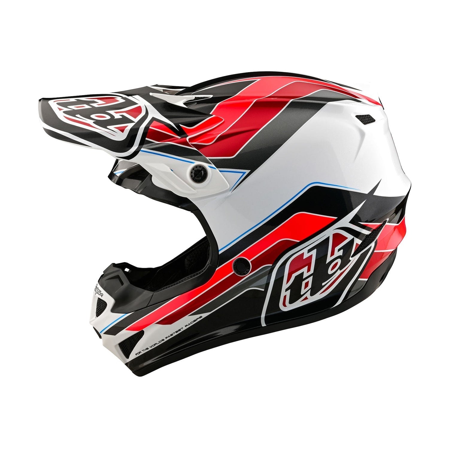 TLD SE4 Polyacrylit Helm Mit Mips Block Anthrazit Rot