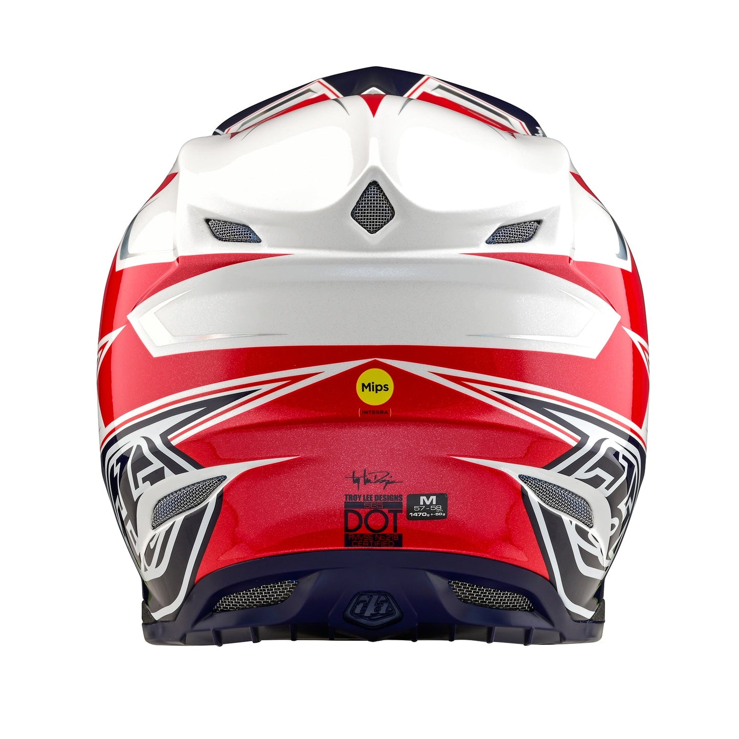 TLD SE5 Composite-Helm mit MIPS, Troy Lee Designs X Oakley Vision, Weiß/Blau