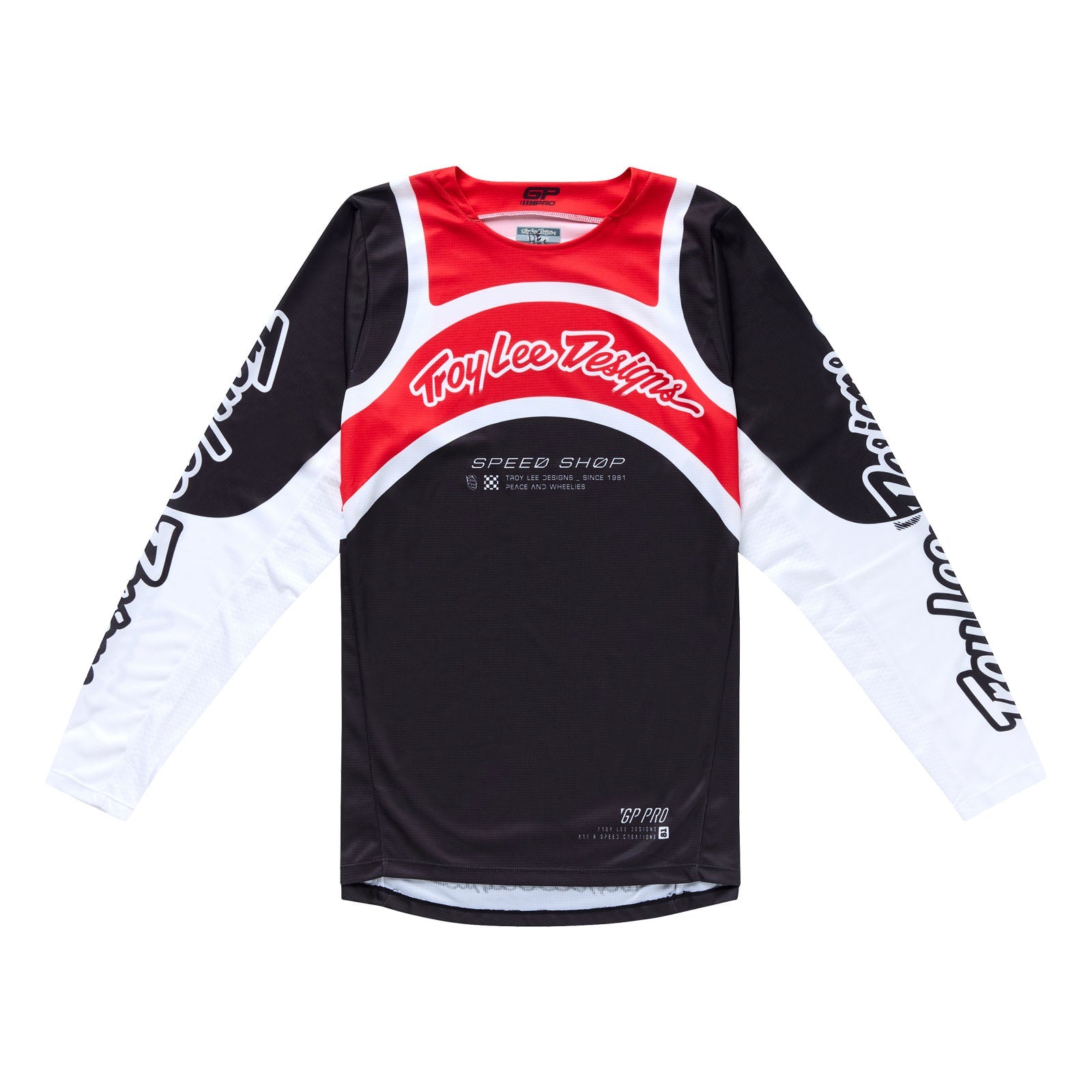 GP Pro Jersey Swerve Schwarz/Rot – Troy Lee Designs EU