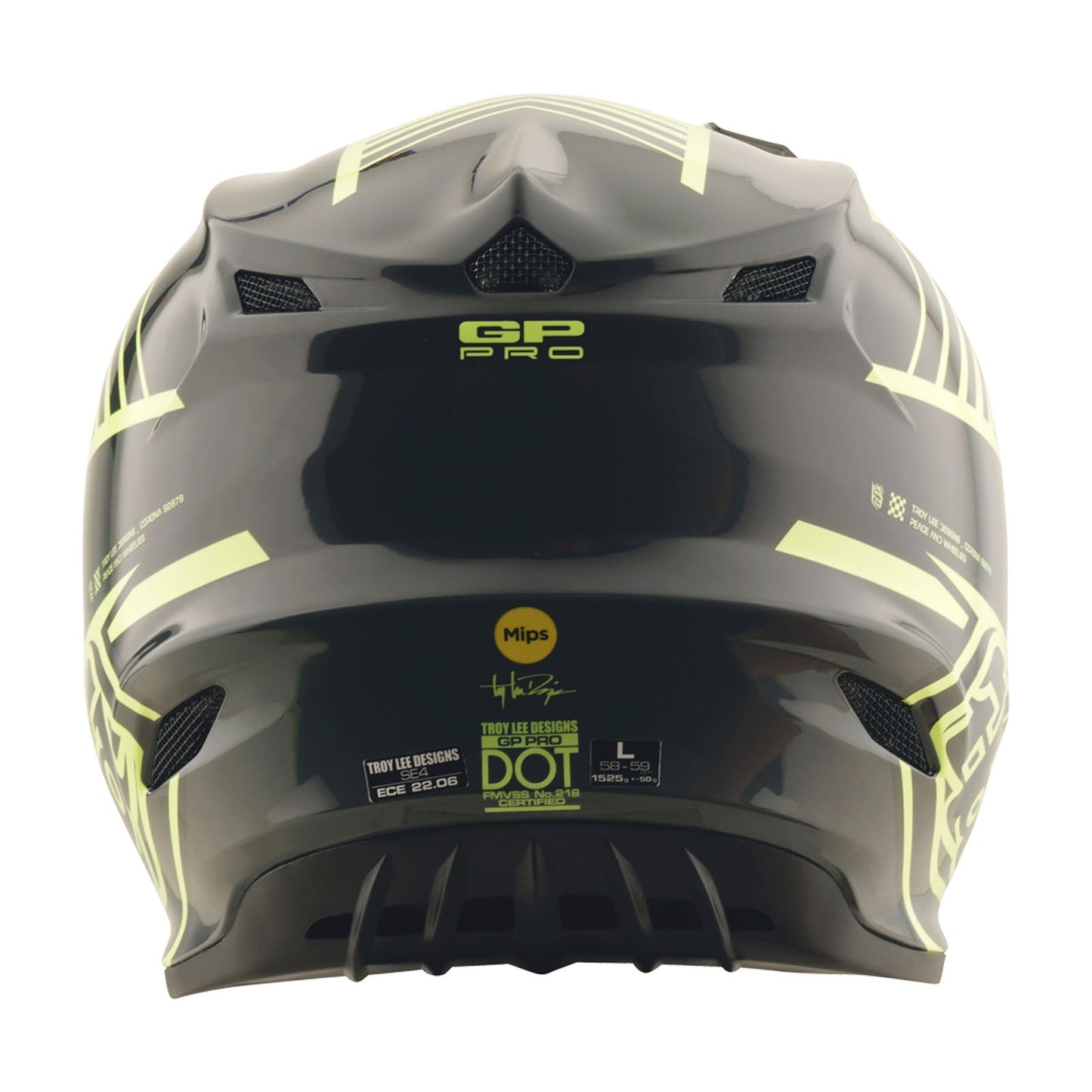 Kinder GP Pro Helm mit MIPS SEgment Glo Gelb