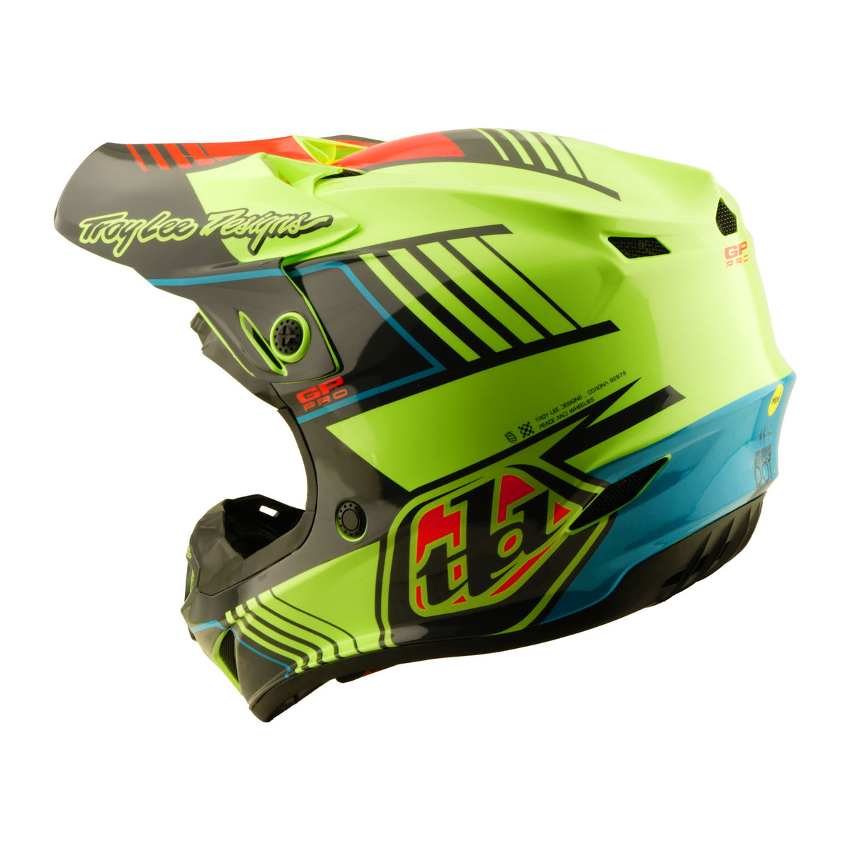 Kinder GP Pro Helm mit MIPS SEgment Glo Gelb