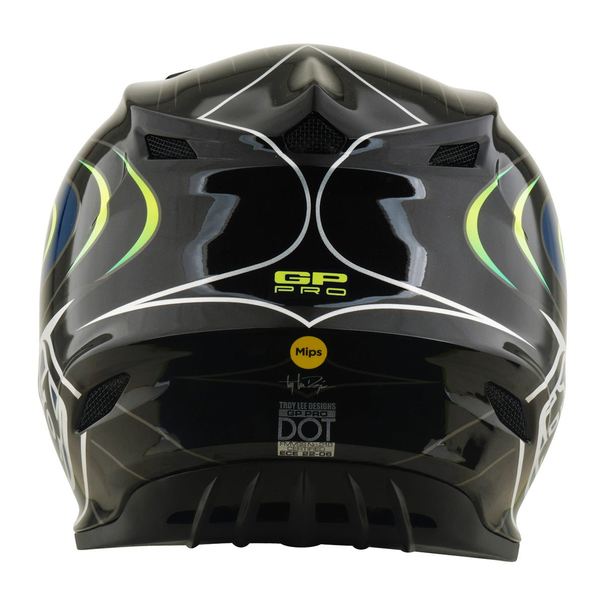 Youth GP Pro Helmet  Slides Black / Yellow