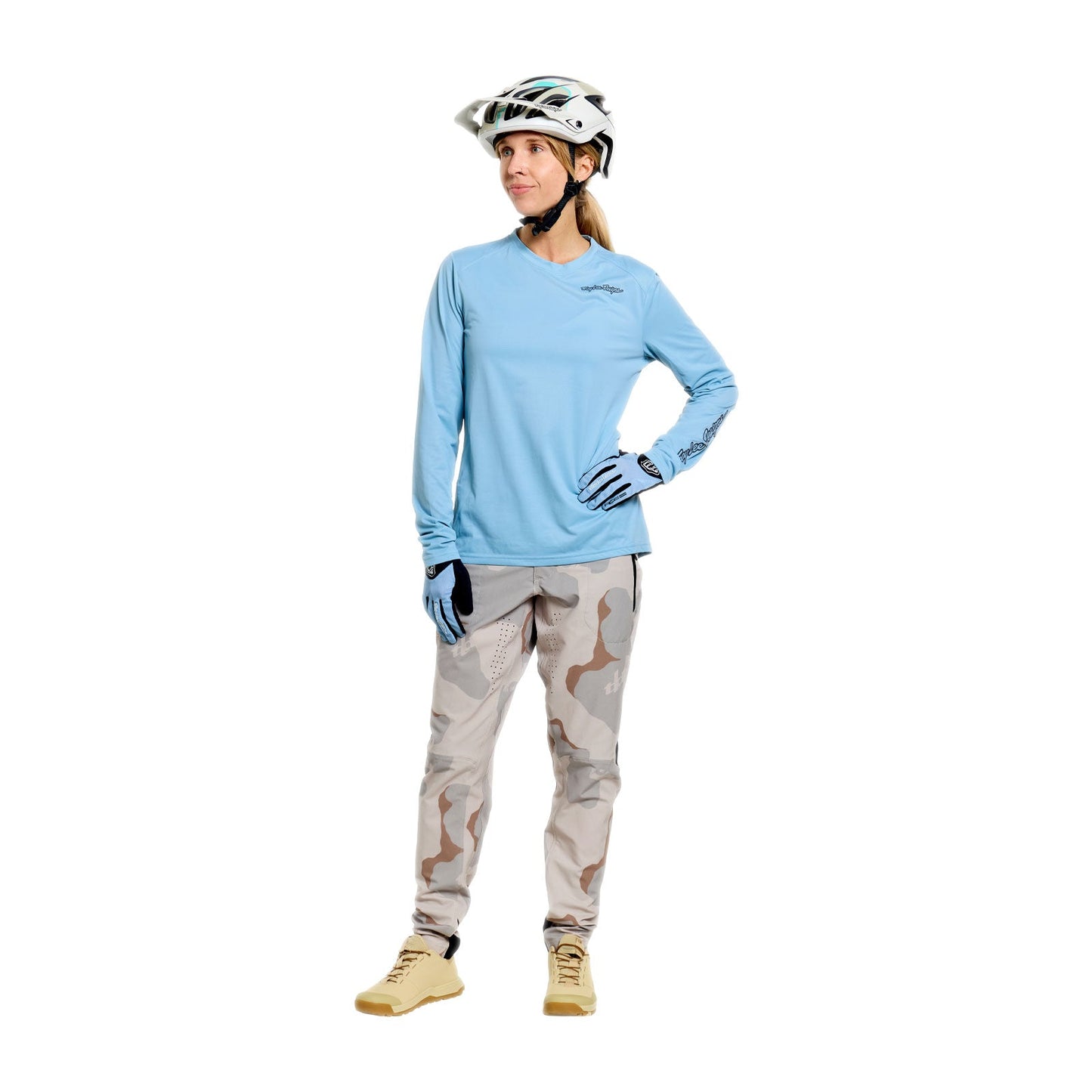Womens Lilium Pro Pant Flow Camo Pumice