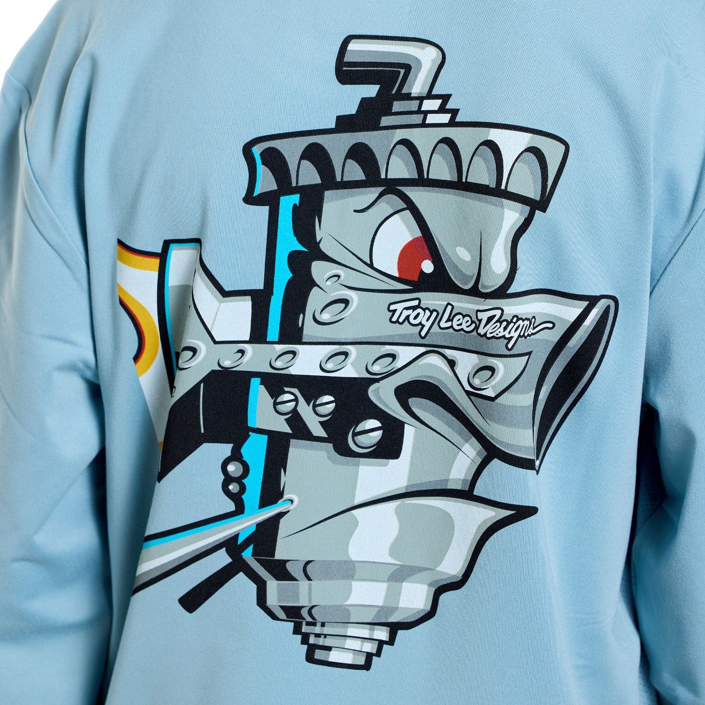 Youth Ruckus Ride LS Tee Carbs Dawn Blue