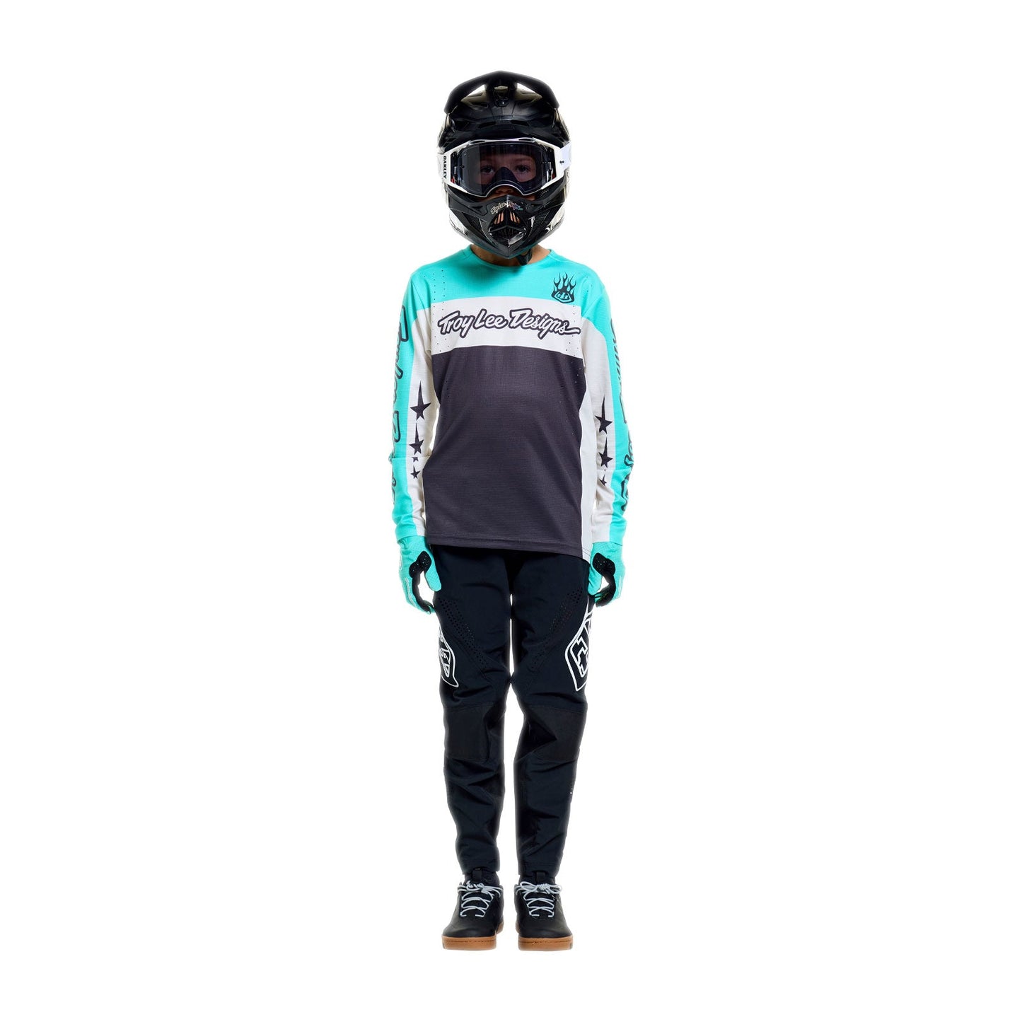 Youth Sprint Pro LS Jersey Yo Moto Carbon