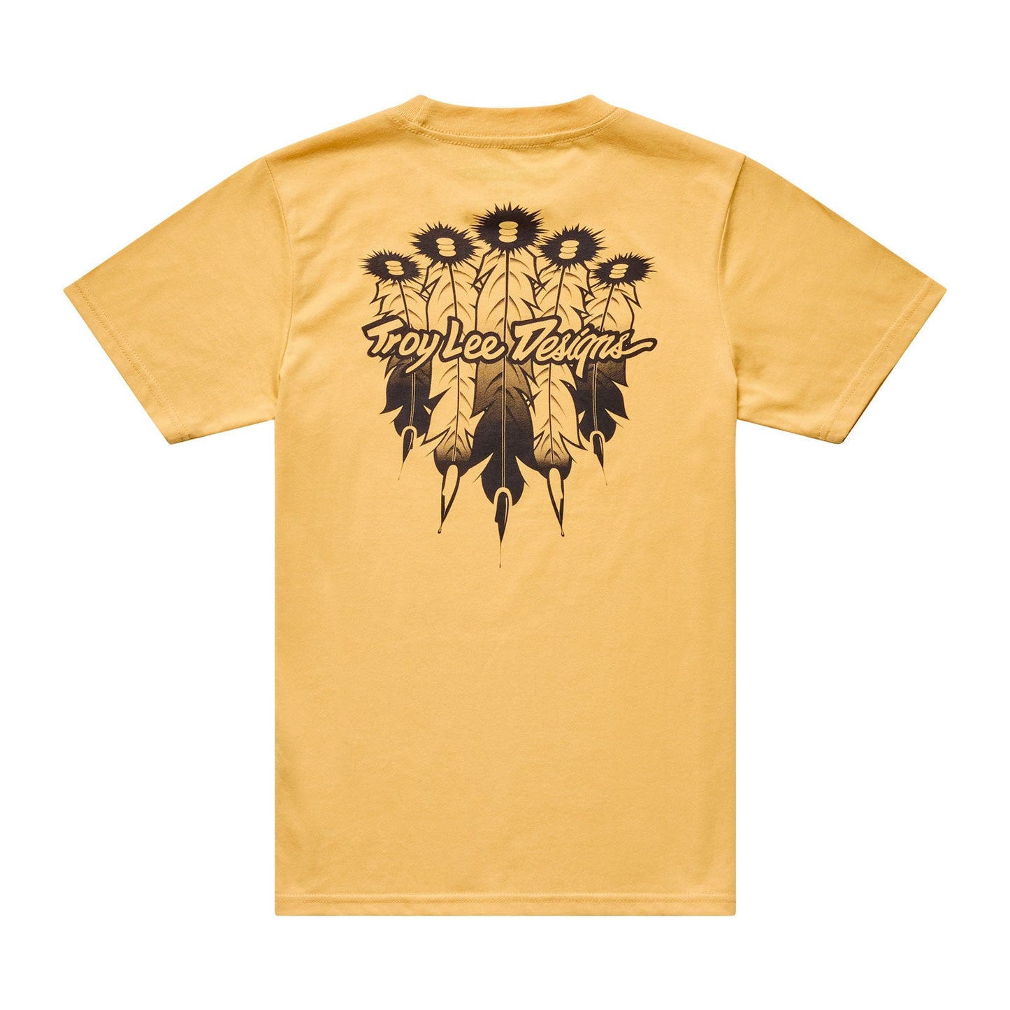 Short Sleeve Tee Feathers Bleached Melon