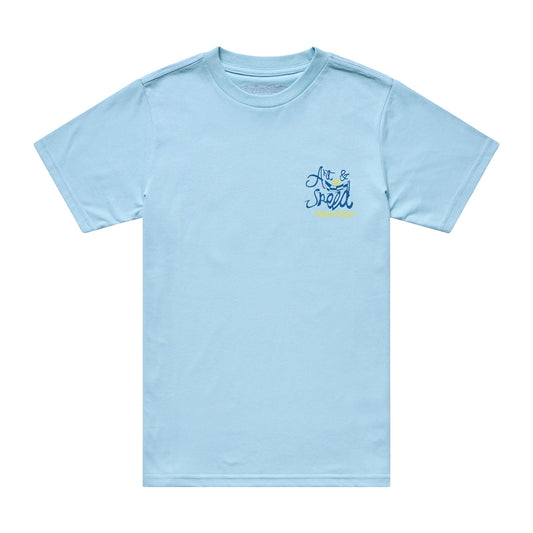 Youth Short Sleeve Tee Heritage Dawn Blue