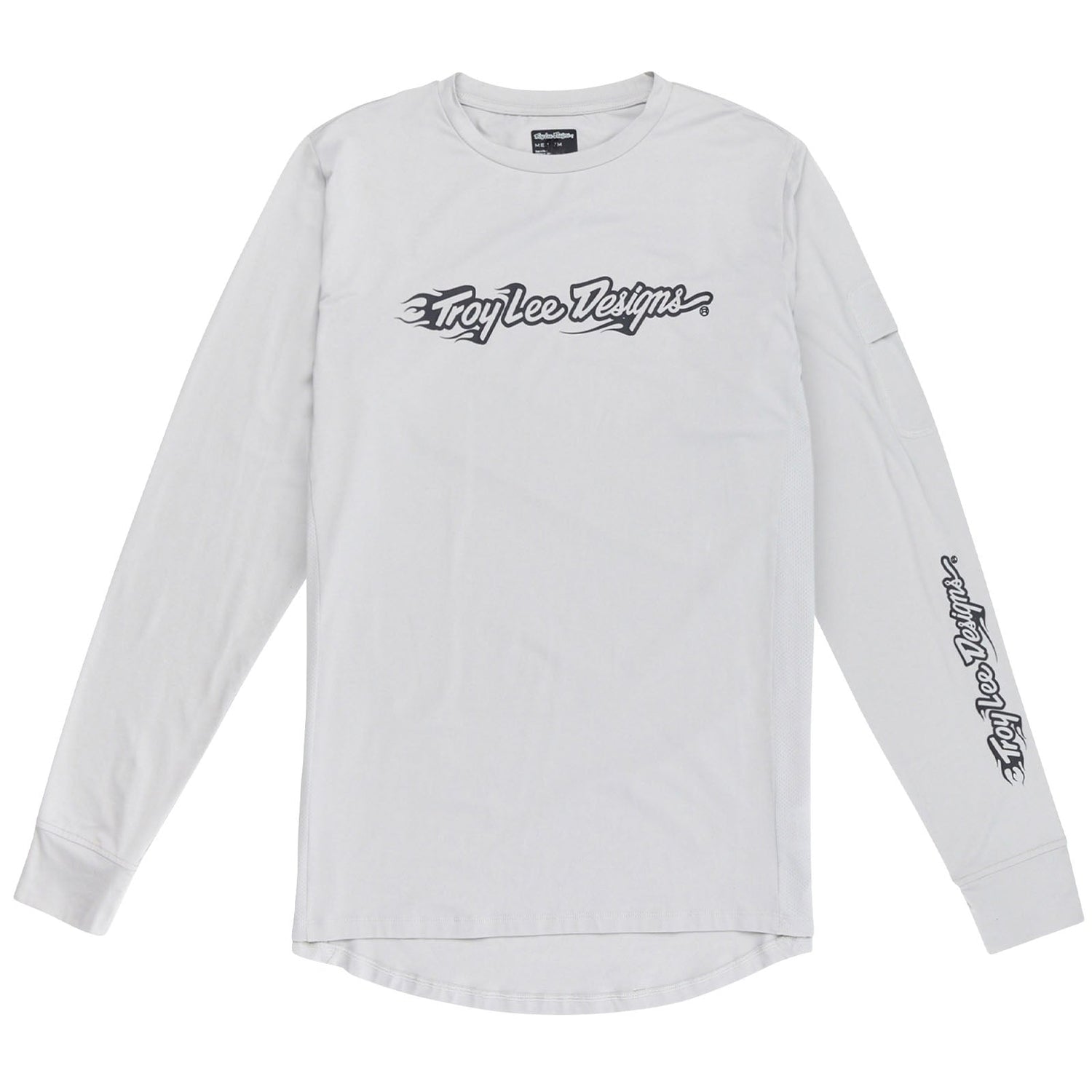 TLD Ruckus Fahr-Langarm-T-Shirt Burn Out, Dunstgrau