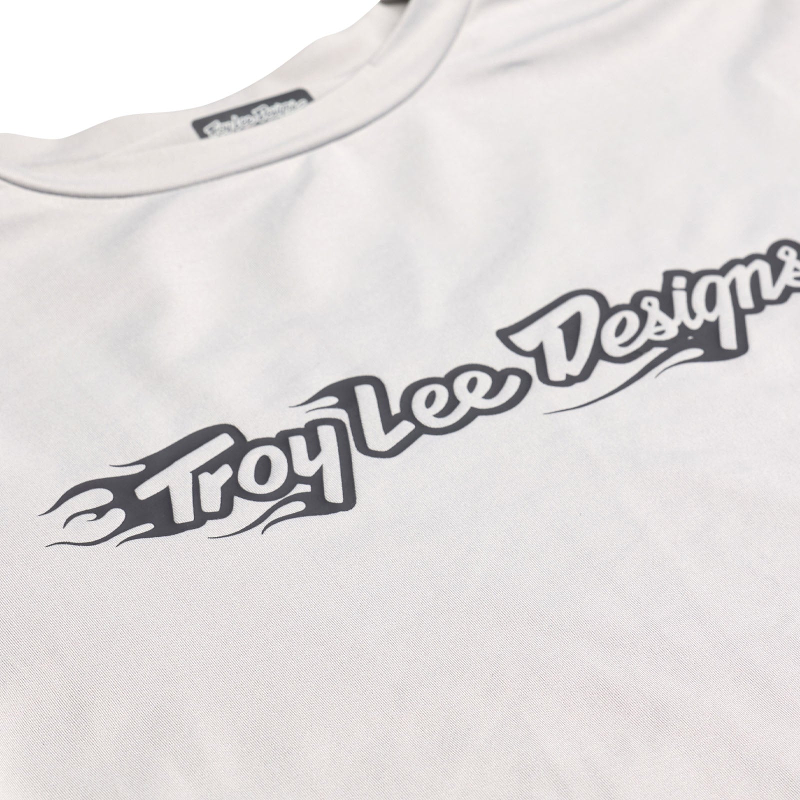 TLD Ruckus Fahr-Langarm-T-Shirt Burn Out, Dunstgrau