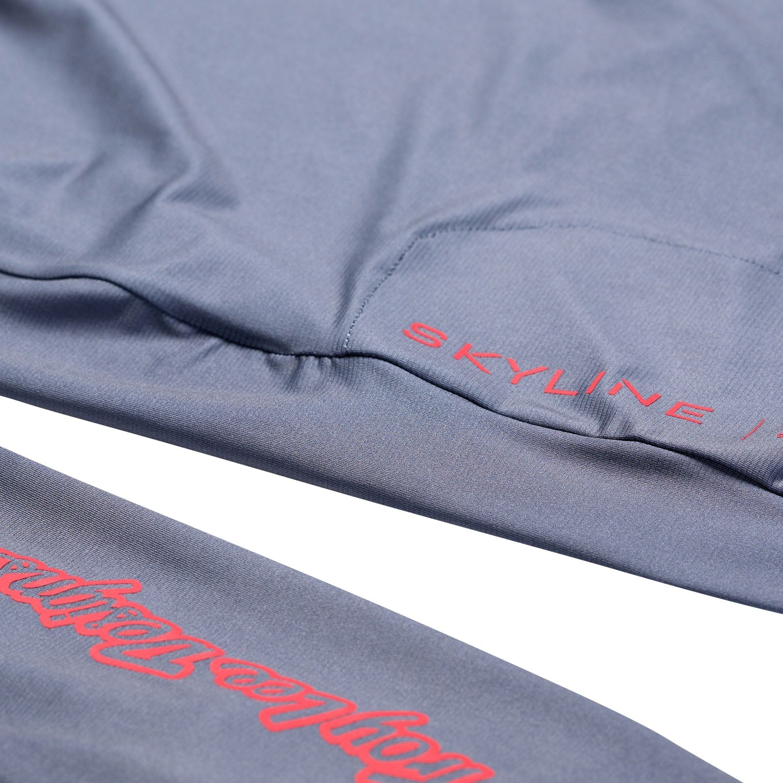 TLD Skyline Langarm-Trikot Mono, Stahlblau