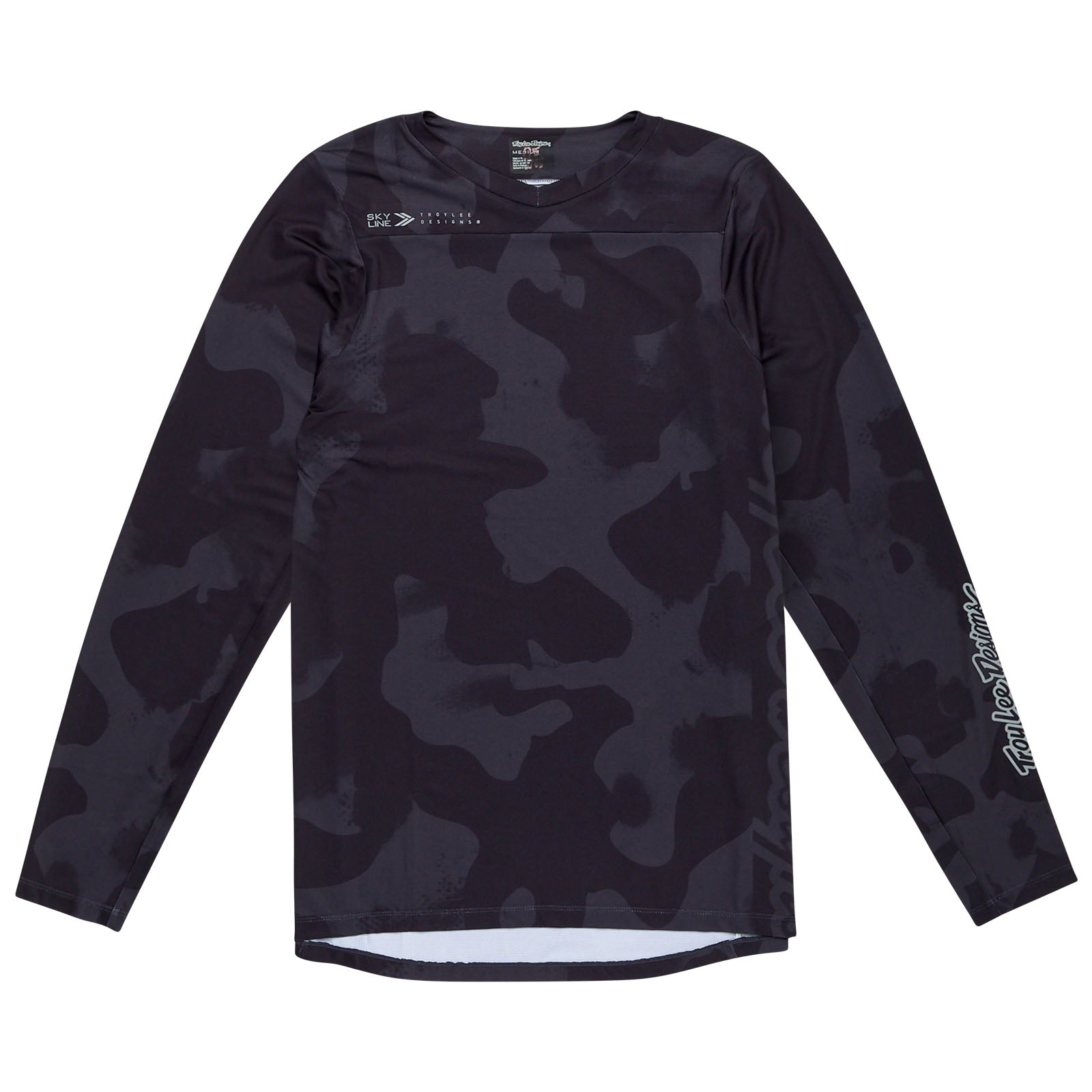 TLD Skyline Langarm-Trikot Scrubland, Schwarz