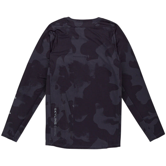 TLD Skyline Langarm-Trikot Scrubland, Schwarz