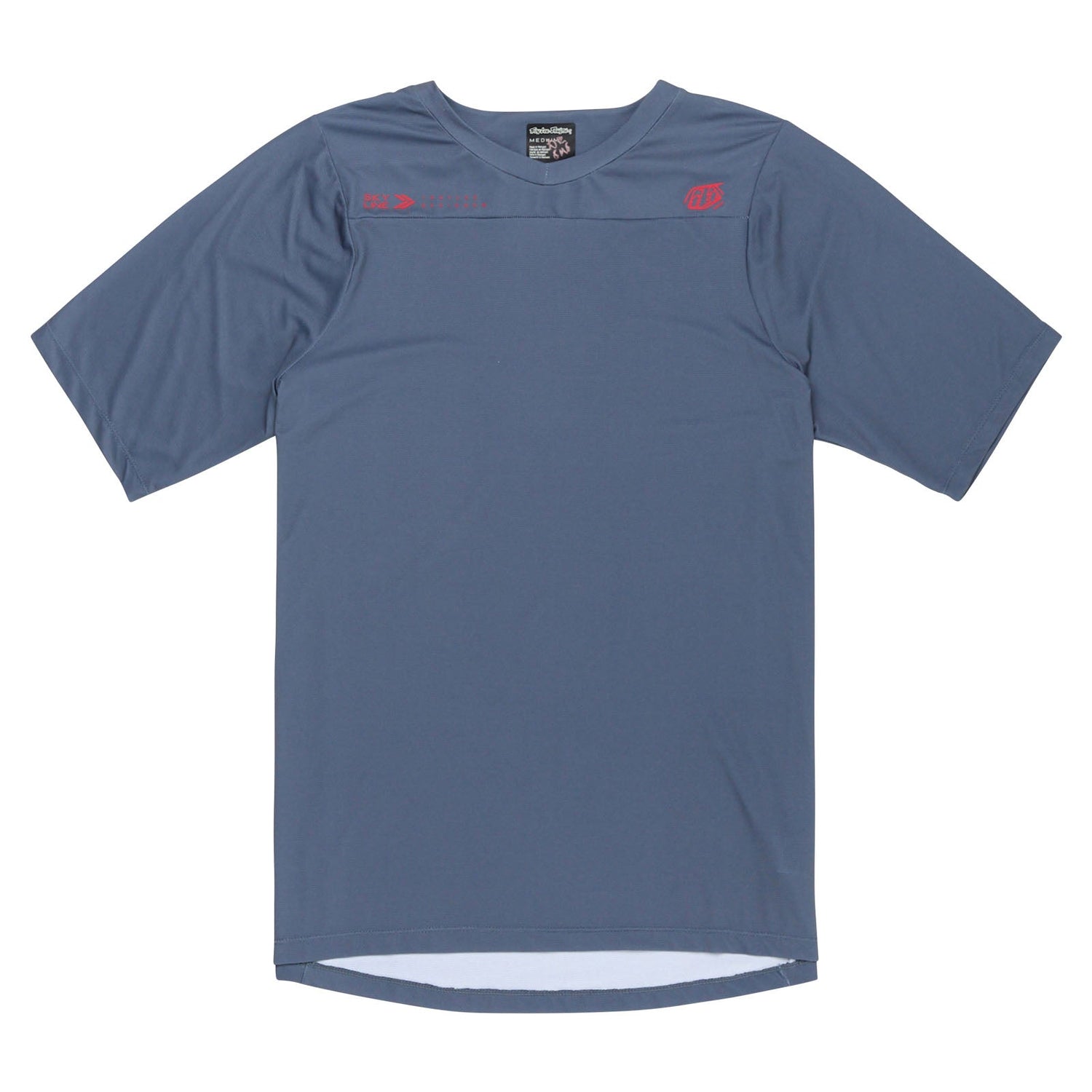 TLD Skyline Kurzarm-Trikot Mono, Stahlblau