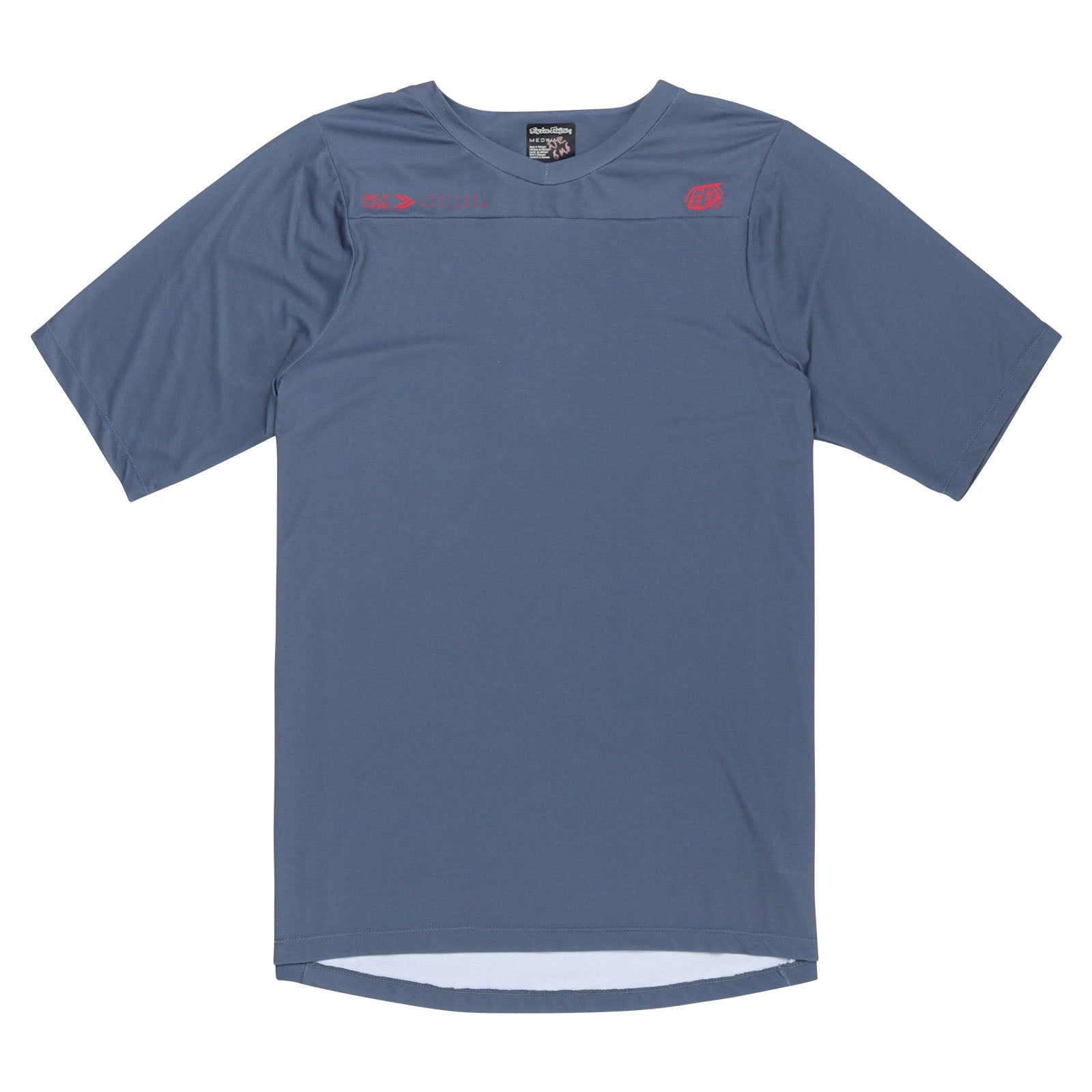 TLD Skyline Kurzarm-Trikot Mono, Stahlblau