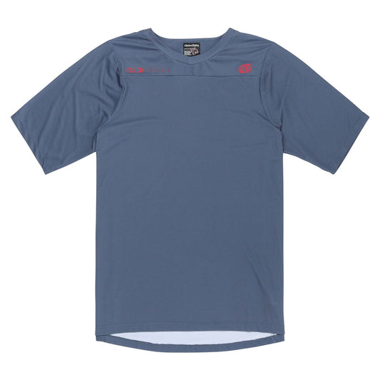 TLD Skyline Kurzarm-Trikot Mono, Stahlblau