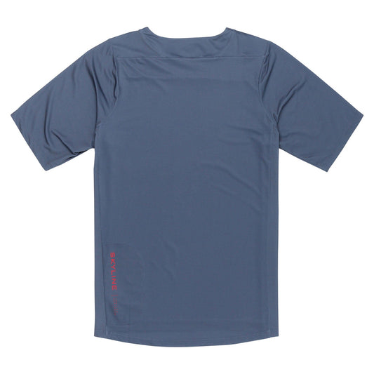 TLD Skyline Kurzarm-Trikot Mono, Stahlblau