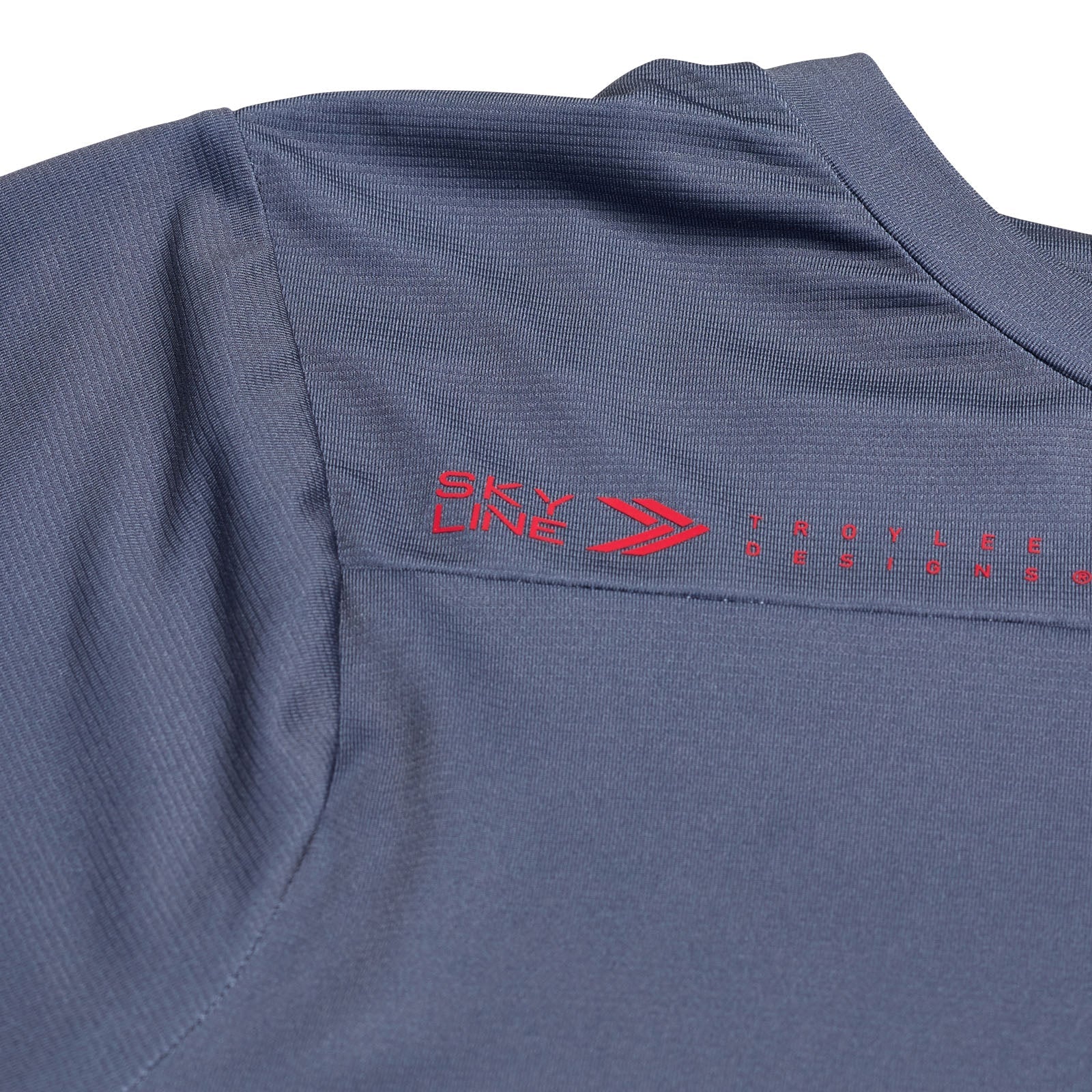 TLD Skyline Kurzarm-Trikot Mono, Stahlblau