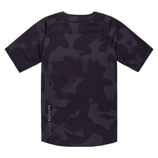 TLD Skyline Kurzarm-Trikot Scrubland, Schwarz