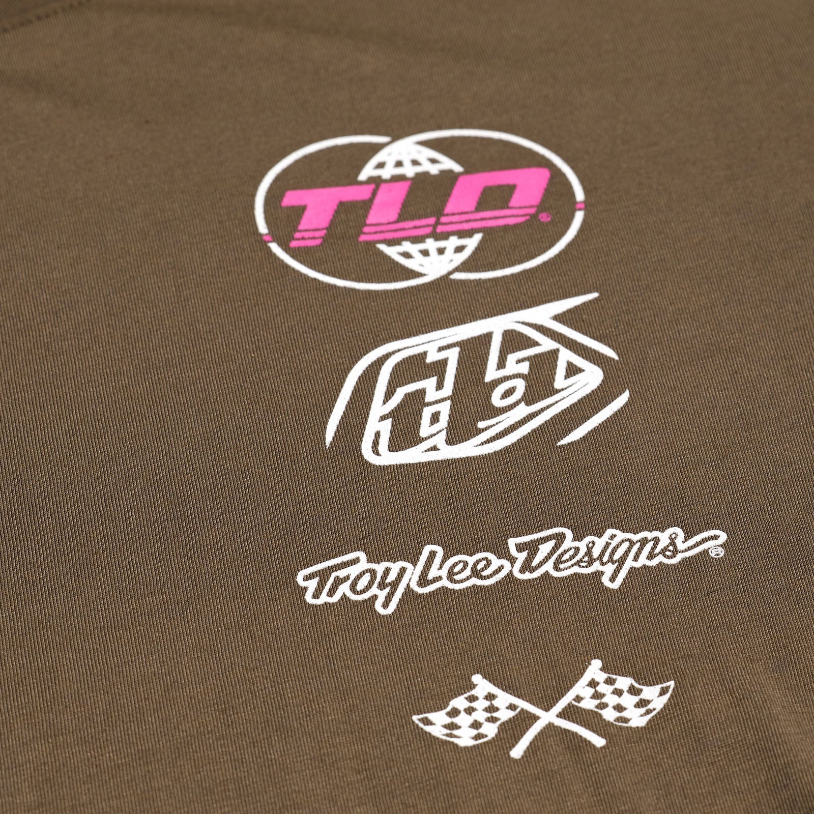 TLD Skyline Fahr-Langarm-T-Shirt Worldwide, Kaperngrün