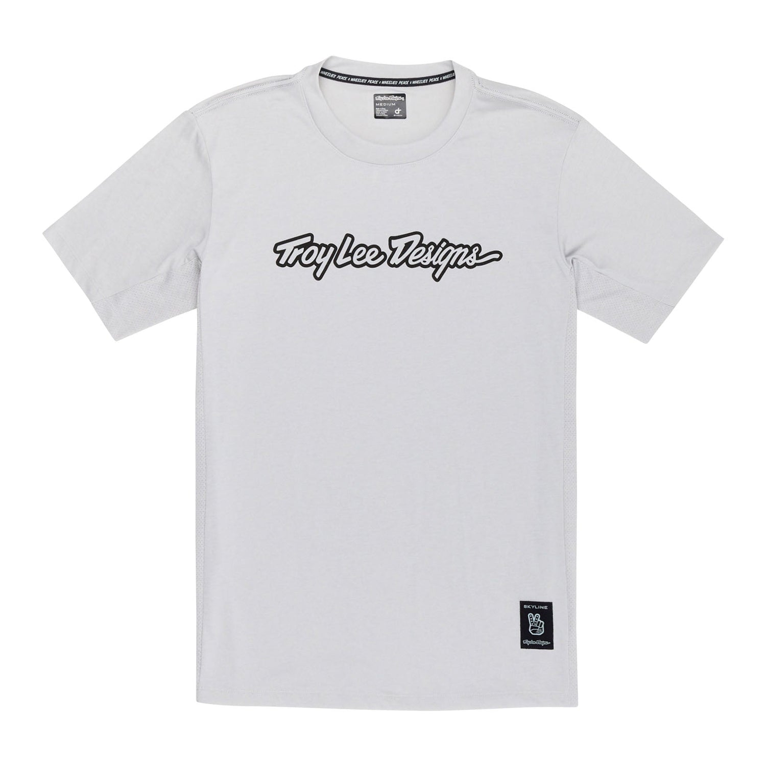 TLD Skyline Fahr-Kurzarm-T-Shirt Signature, Dunstgrau
