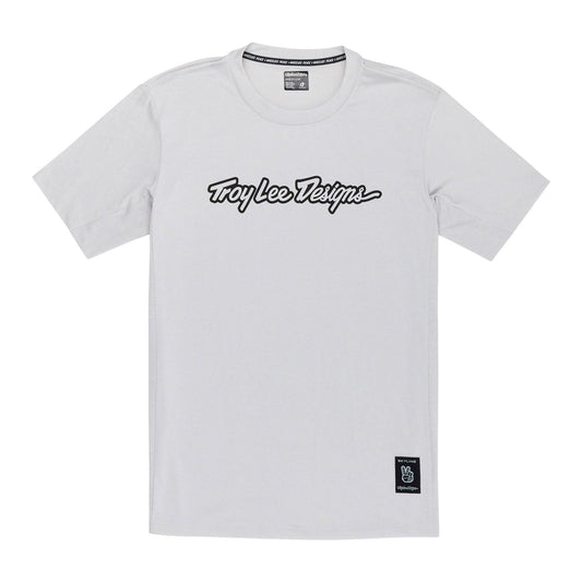 TLD Skyline Fahr-Kurzarm-T-Shirt Signature, Dunstgrau