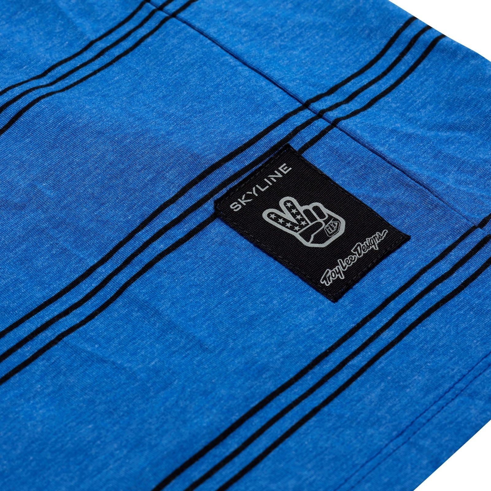 TLD Skyline Fahr-Kurzarm-T-Shirt Washed Out, Kobaltblau