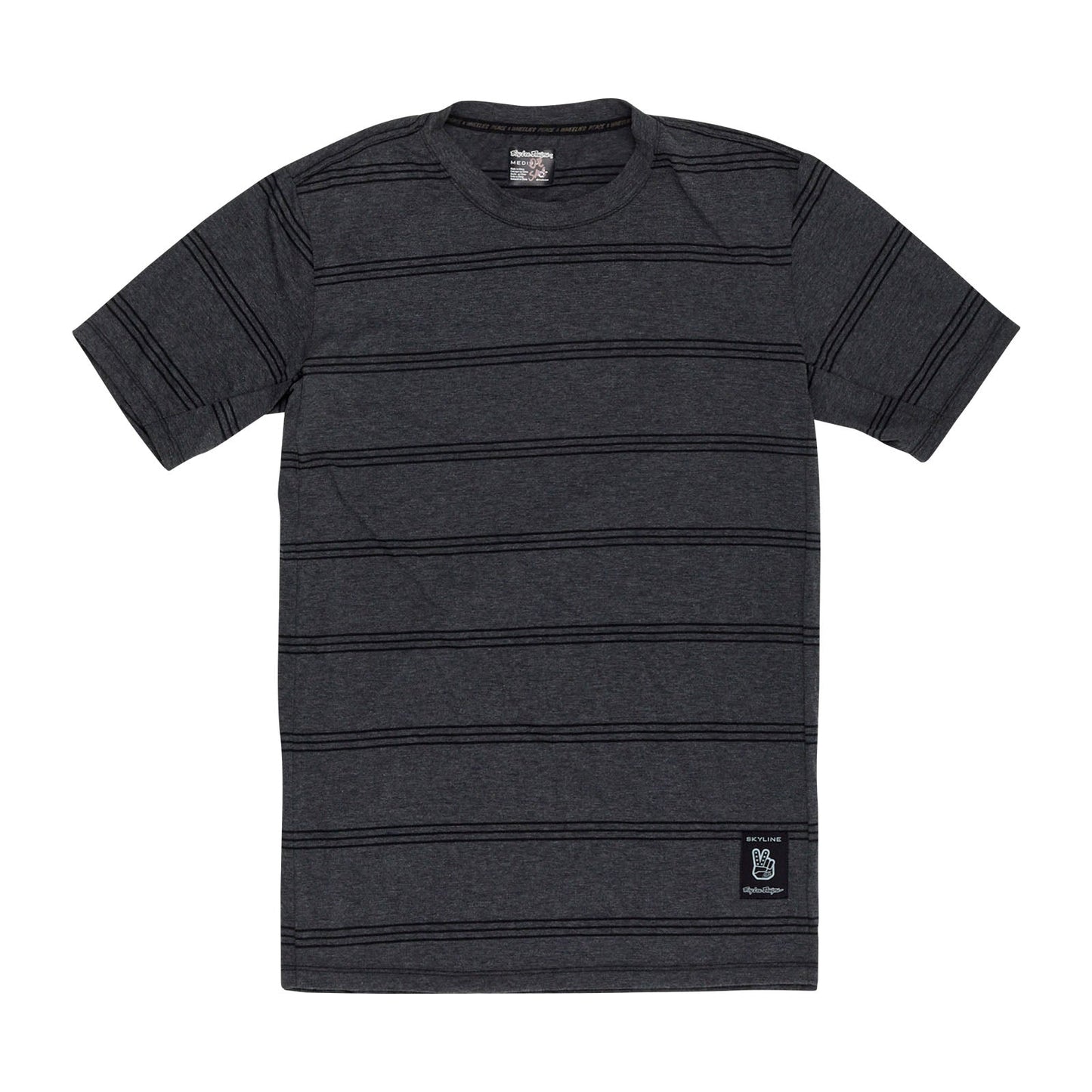 TLD Skyline Fahr-Kurzarm-T-Shirt Washed Out, Regenwolkengrau