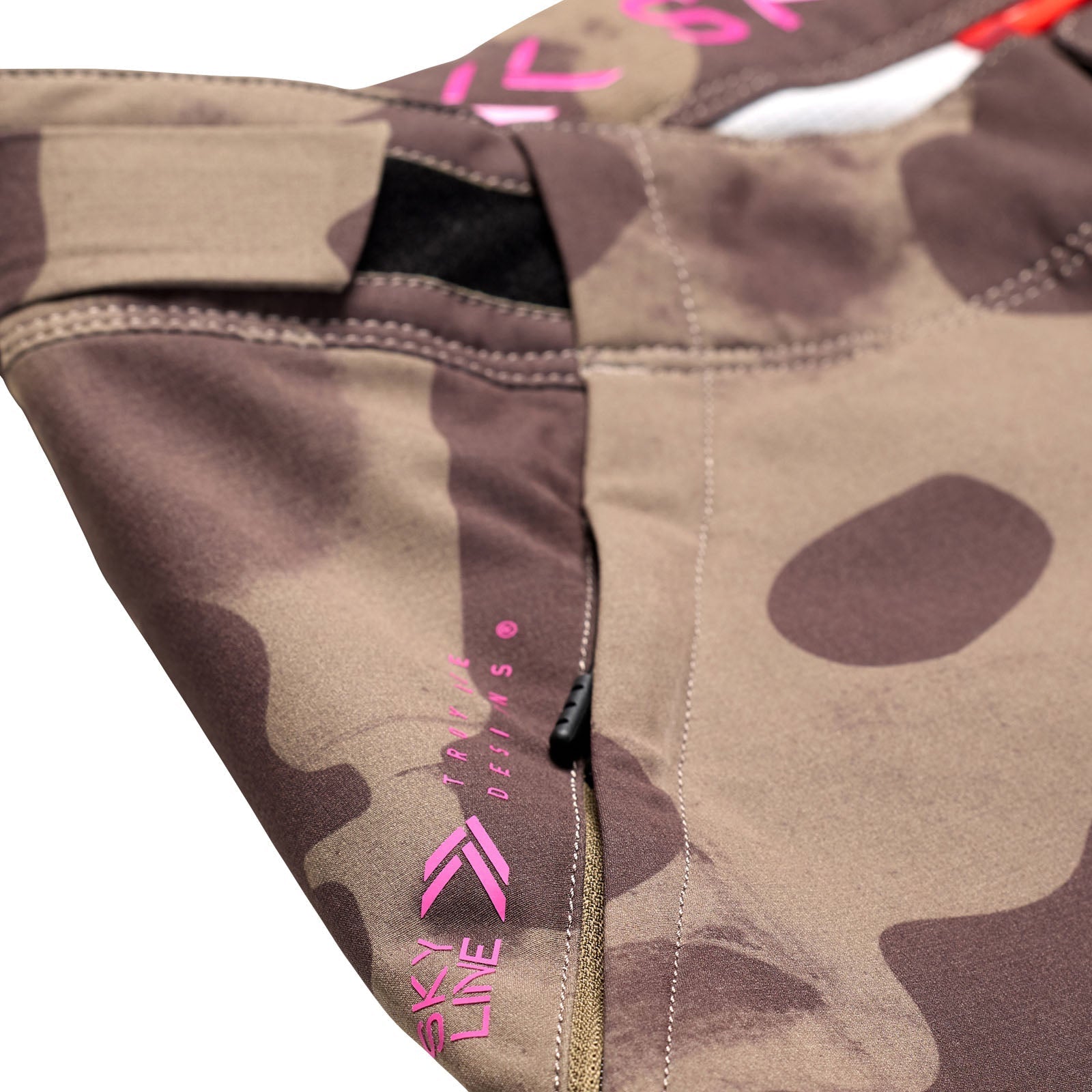 TLD Skyline Shorts mit Liner Scrubland, Olivgrün