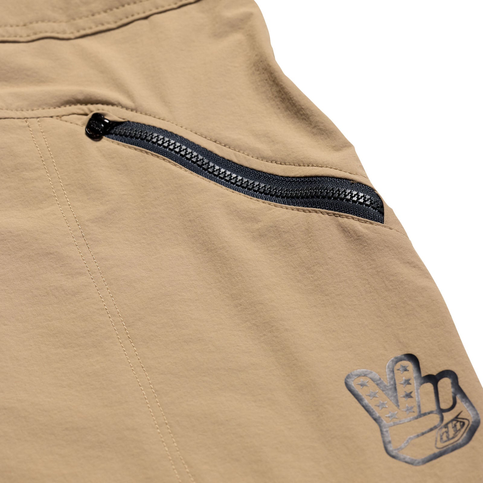 TLD Skyline Trail-Shorts Shell Mono, Holzbraun