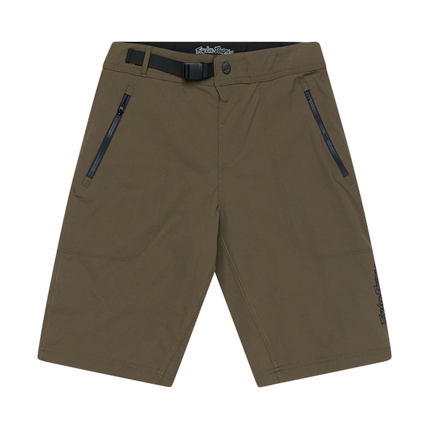 TLD Skyline Trail-Shorts mit Liner Mono, Kaperngrün