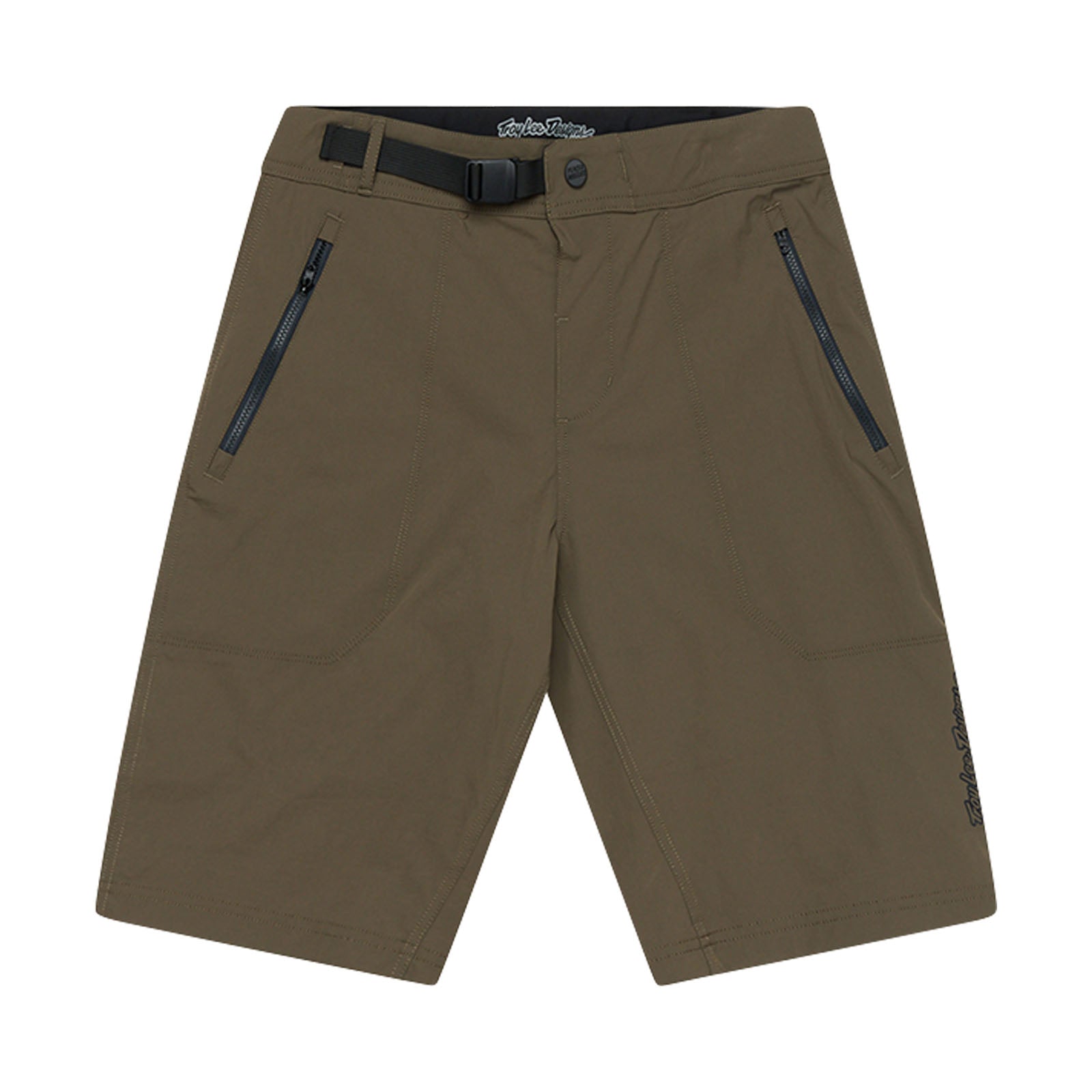 TLD Skyline Trail-Shorts mit Liner Mono, Kaperngrün
