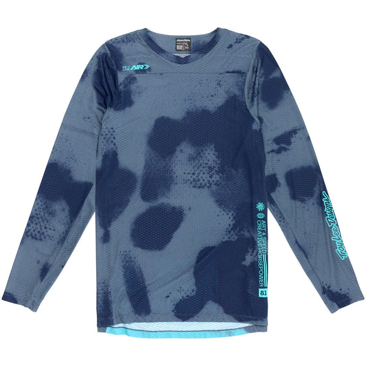TLD Skyline Air Langarm-Trikot Flared, Stahlgrau