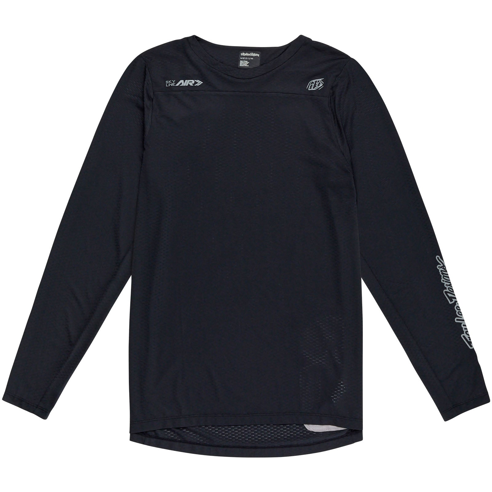 TLD Skyline Air Langarm-Trikot Mono, Schwarz