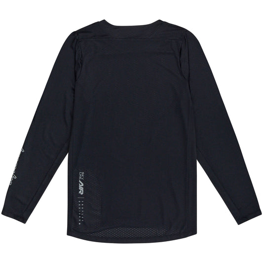 TLD Skyline Air Langarm-Trikot Mono, Schwarz