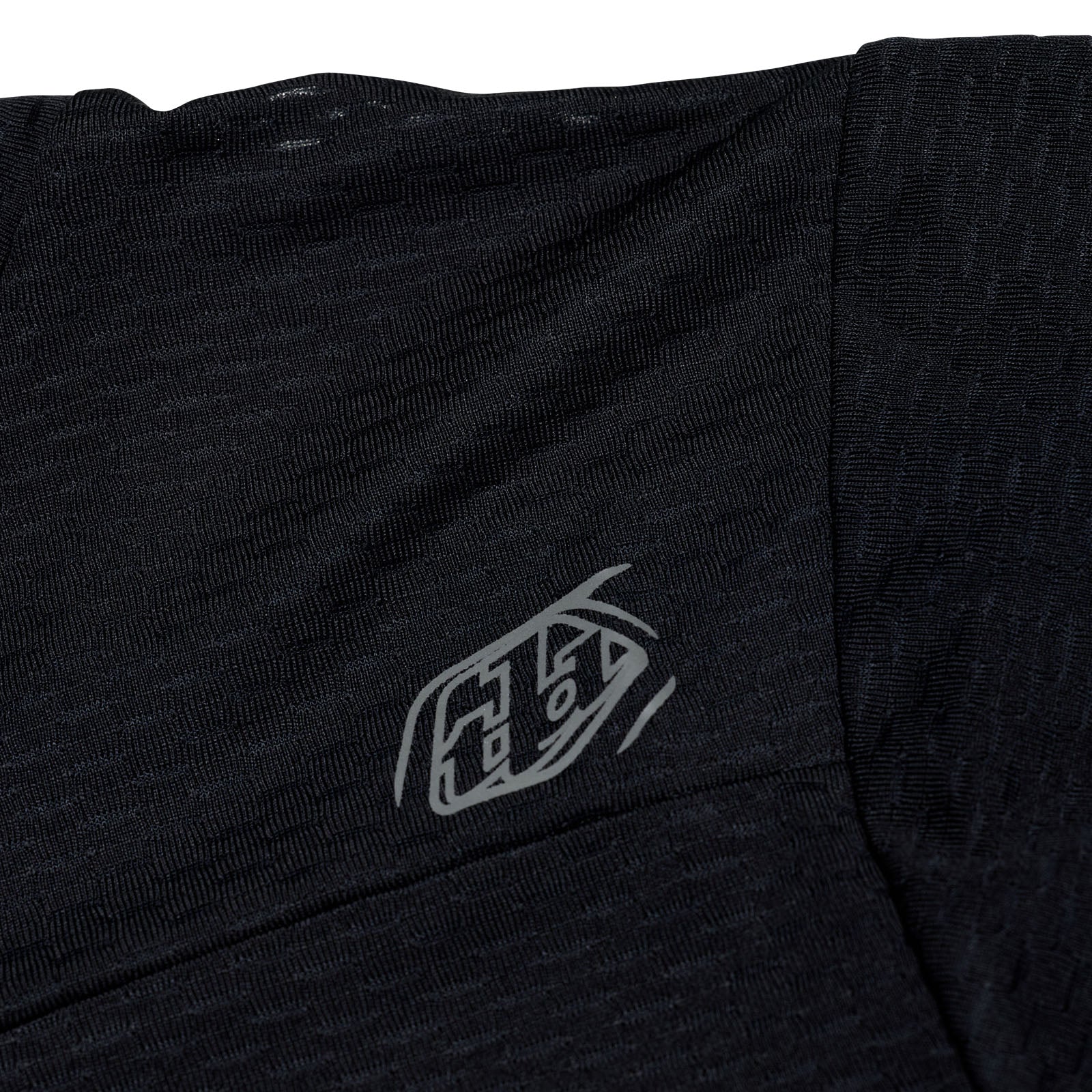 TLD Skyline Air Langarm-Trikot Mono, Schwarz