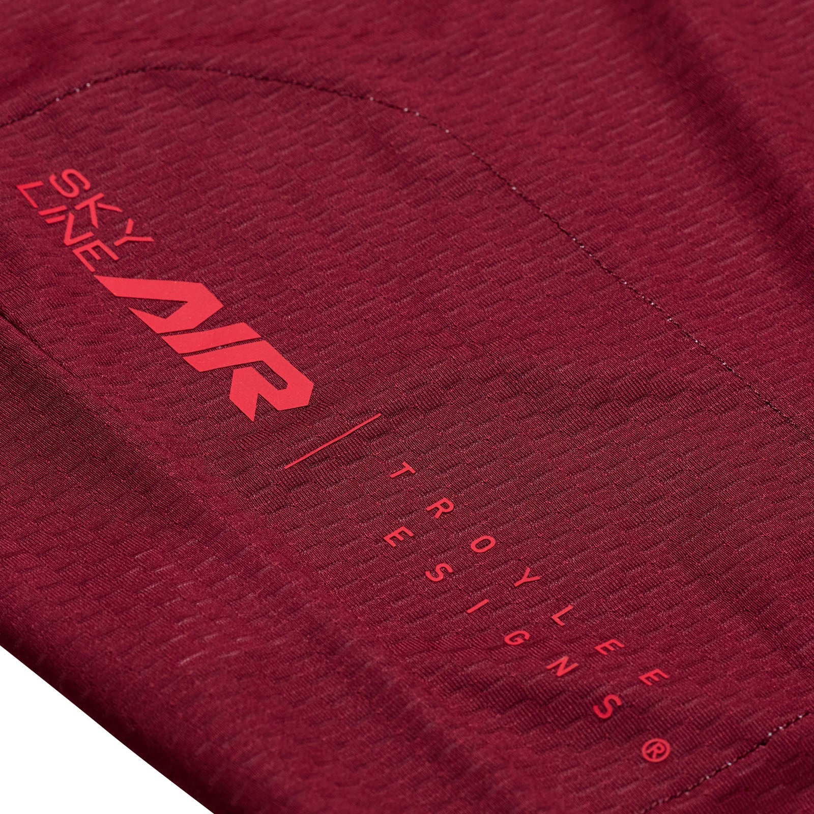 TLD Skyline Air Kurzarm-Trikot Mono, Ochsenblut