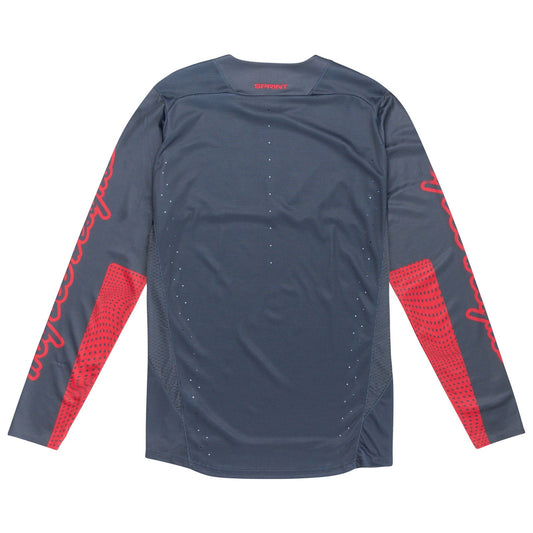 TLD Sprint-Trikot Mono, Stahlblau
