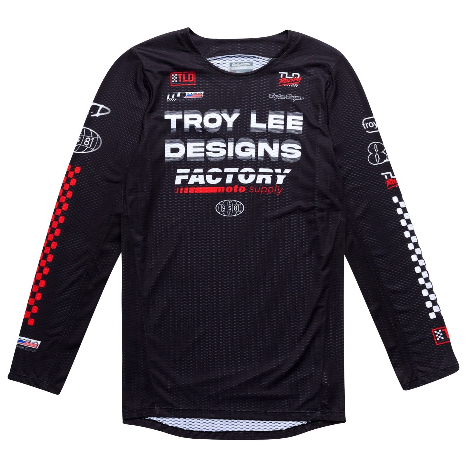 TLD GP Pro Air-Trikot Factory, Schwarz