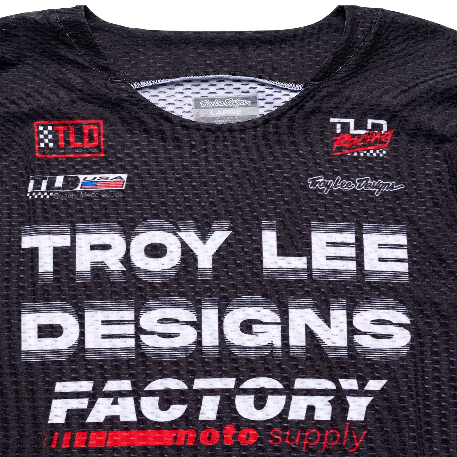 TLD GP Pro Air-Trikot Factory, Schwarz