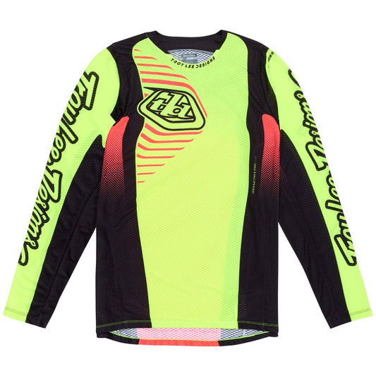 TLD GP Pro Air-Trikot Ripple, Glo Yellow/Infra Red