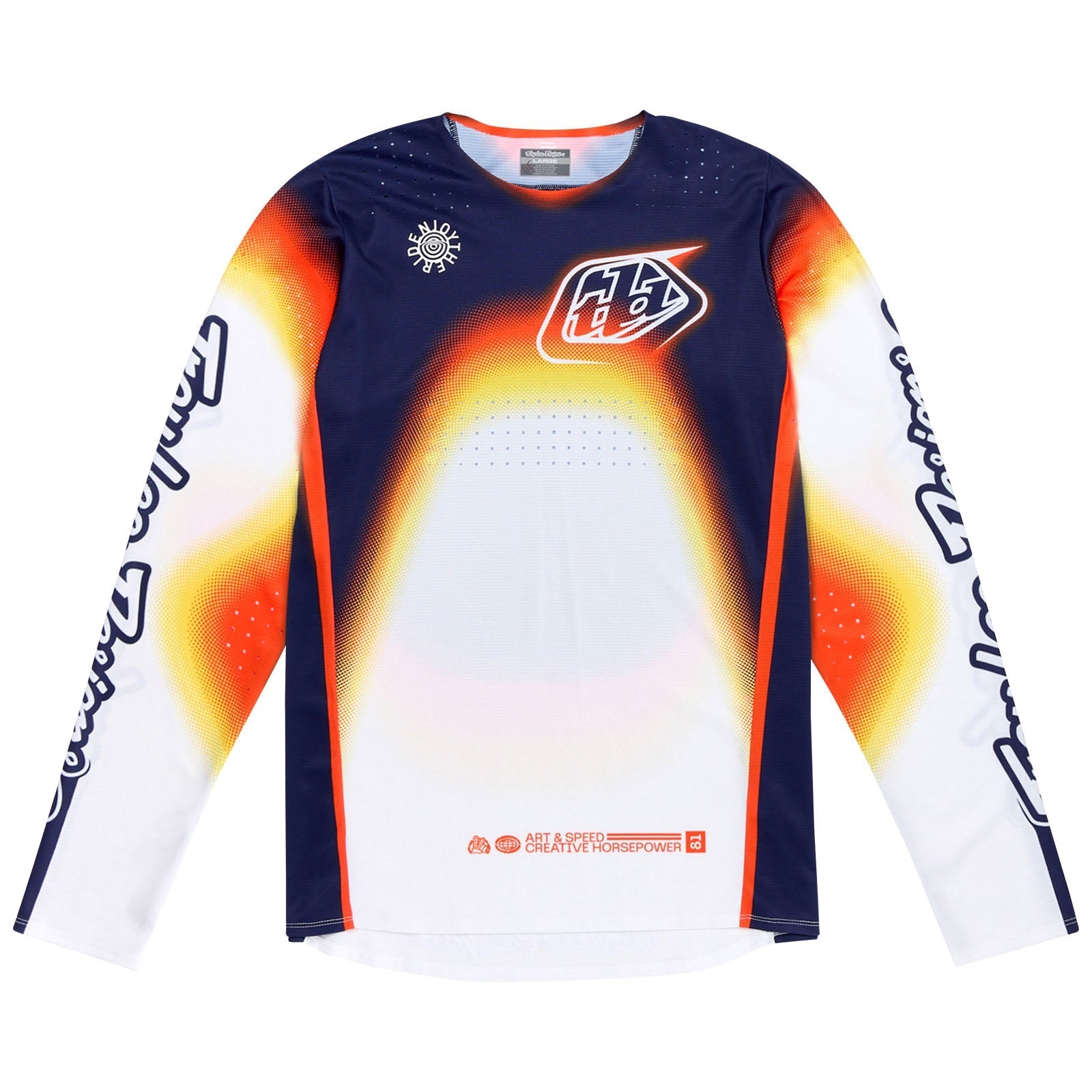 TLD SE Pro-Trikot Array, Weiß/Navy